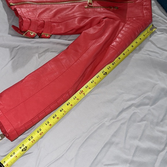 Italian LEATHER buttery soft Moto style jacket - Picture 6 of 16